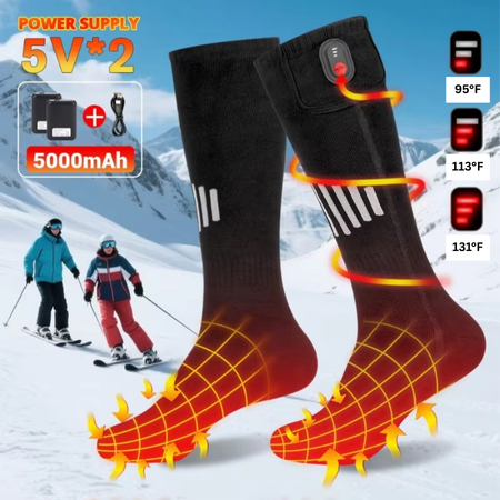 Vikbua™ Oppladbare USB-varmesokker for tær og fotsåle