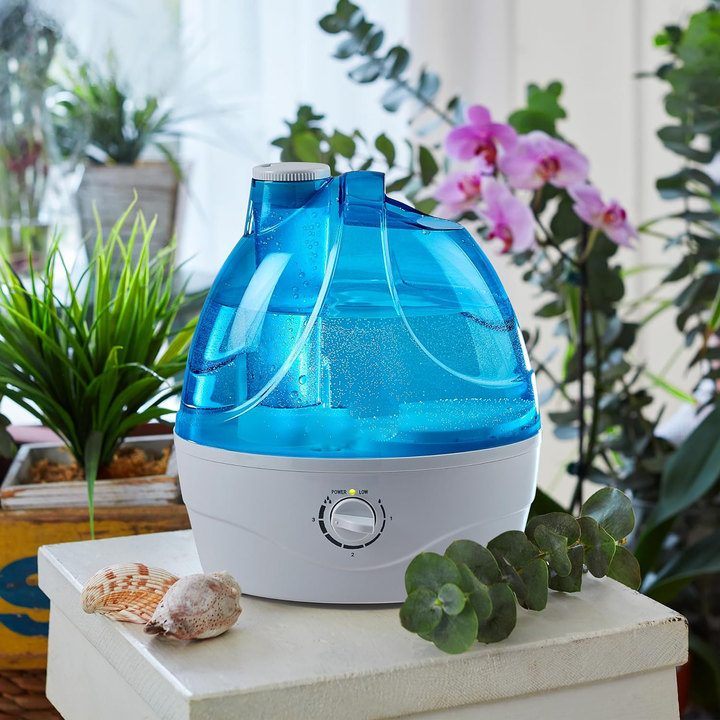 Vikbua™ Stillegående luftfukter med kjølig tåke, 2,2 liters tank og 360° dyse