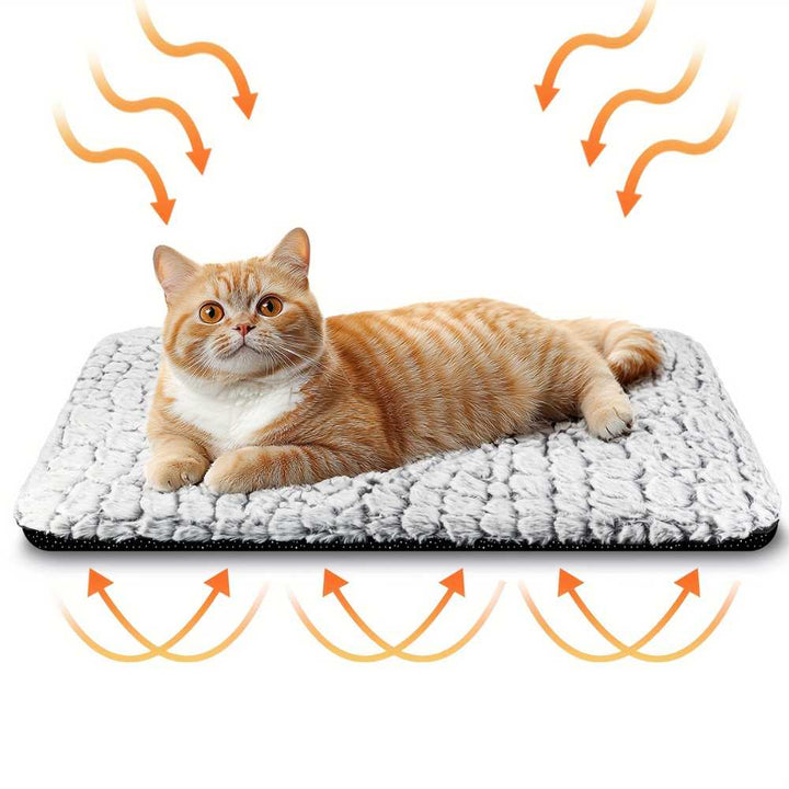 Vikbua™ Varmepute for katt med vaskbart trekk og sklisikker bunn