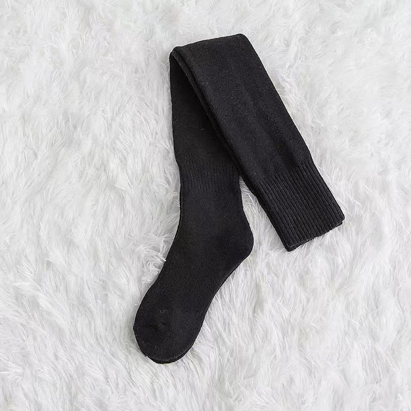 Vikbua™ Kabelstrikkede overknestrømper – varme, elastiske og stilige
