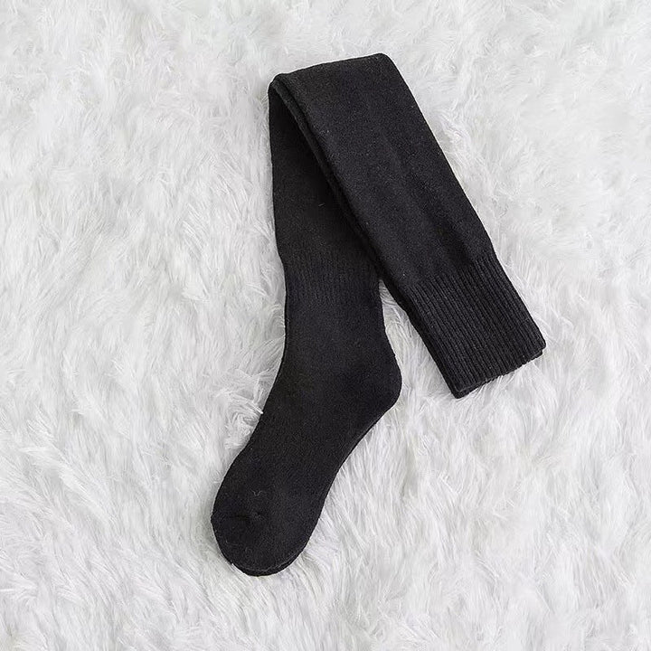 Vikbua™ Kabelstrikkede overknestrømper – varme, elastiske og stilige