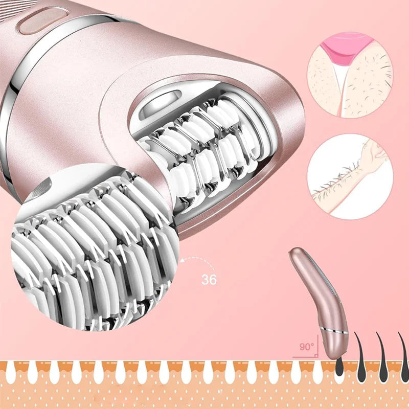 Vikbua™ Vanntett 3-i-1 barbermaskin for kvinner, oppladbar via USB