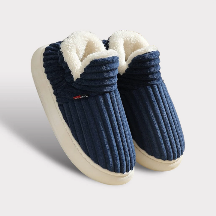 Vikbua™ Luftige tøfler i fleece med tykk, dempet og sklisikker såle