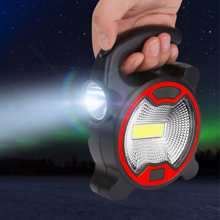 Vikbua™ Bærbar COB LED-arbeidslampe med håndtak og to moduser