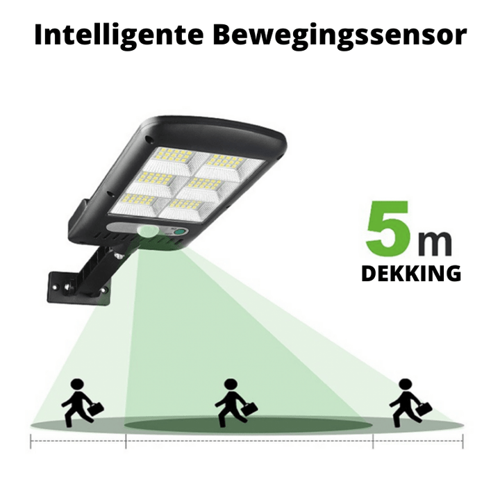 Vikbua™ Solcellelampe med bevegelsessensor og fjernkontroll til utendørs