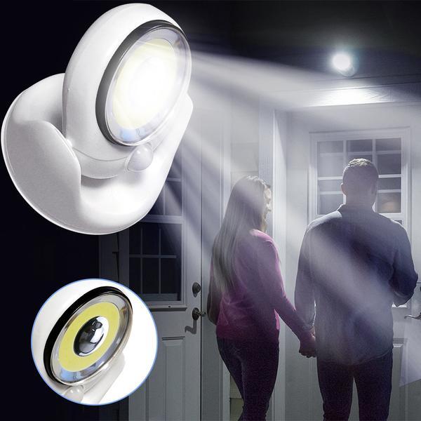 Vikbua™ Trådløs LED-utelampe med bevegelsessensor og magnetfeste