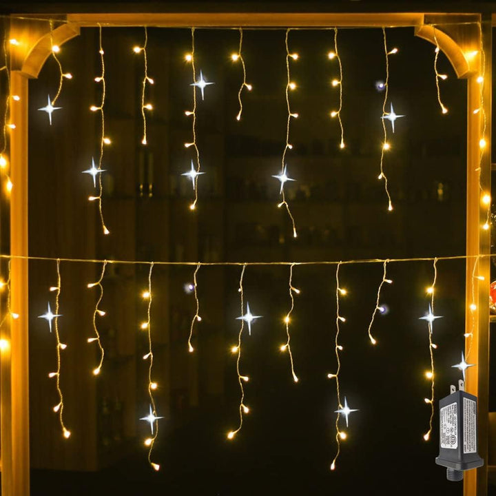 Vikbua™ Varmhvit LED-lysgardin som tåler vær, til ute og inne