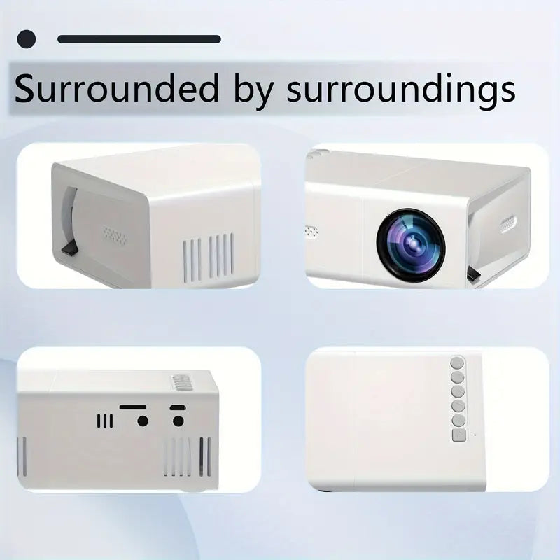 Vikbua™ Bærbar miniprojektor i HD 720P med hurtigfokus og wifi