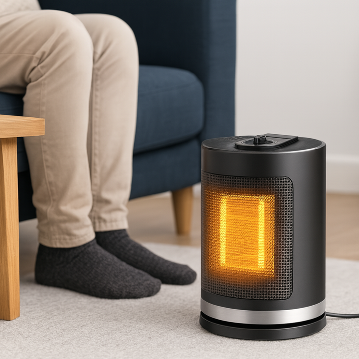 Vikbua™ Bærbar konveksjonsovn 900 W med bærehåndtak