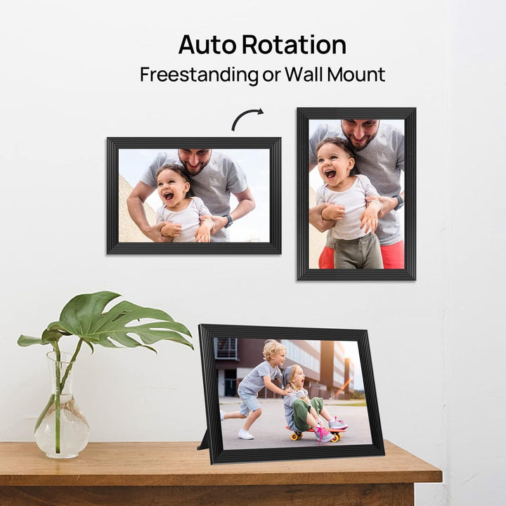 Vikbua™ Digital fotoramme 10,1" med wifi, video og deling via app