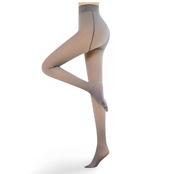 Vikbua™ Fôrede strømpebukser med transparent look for vinteren