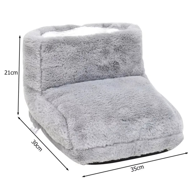 Vikbua™ USB-fotvarmer i fleece med tre varmenivåer