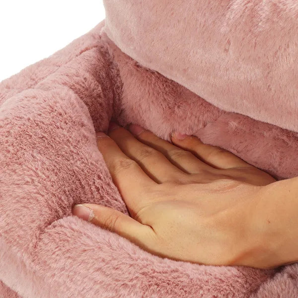 Vikbua™ USB-fotvarmer i fleece med tre varmenivåer