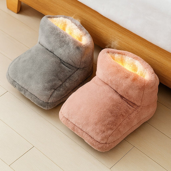 Vikbua™ USB-fotvarmer i fleece med tre varmenivåer