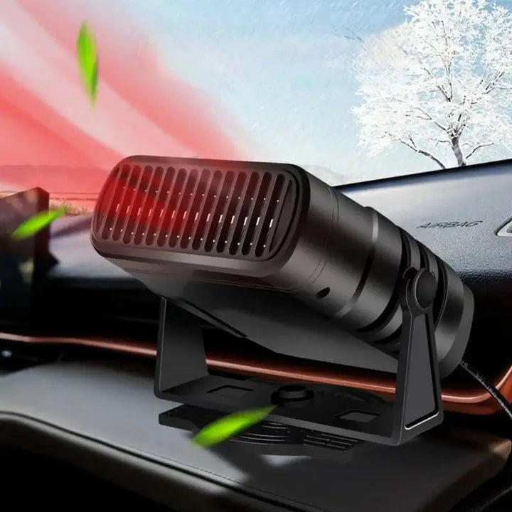 Vikbua™ 12V bilvarmer og vifte med dreibart 360°-feste