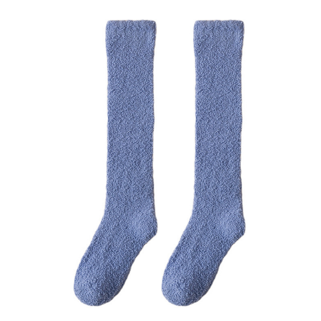 Vikbua™ Ekstra lange vintersokker i myk korallfleece