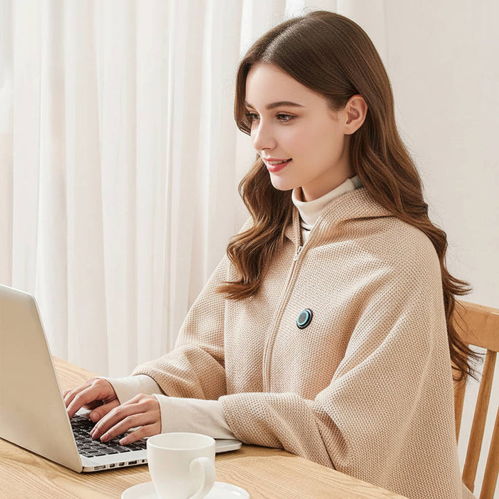 Vikbua™ Varmesjal med USB-C, 8 varmesoner og glidelås