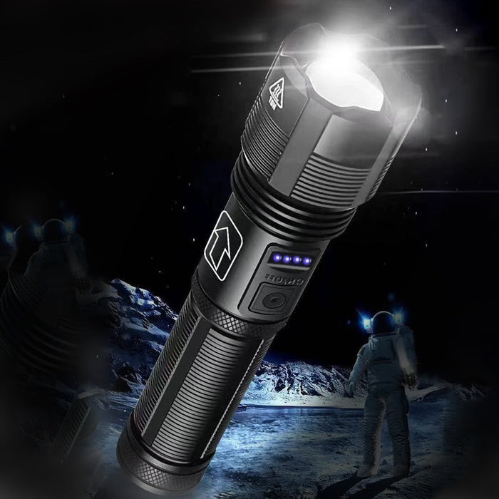 Vikbua™ Oppladbar vanntett LED-lommelykt med zoom og 5 moduser