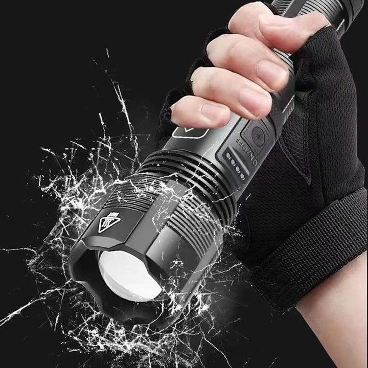 Vikbua™ Oppladbar vanntett LED-lommelykt med zoom og 5 moduser
