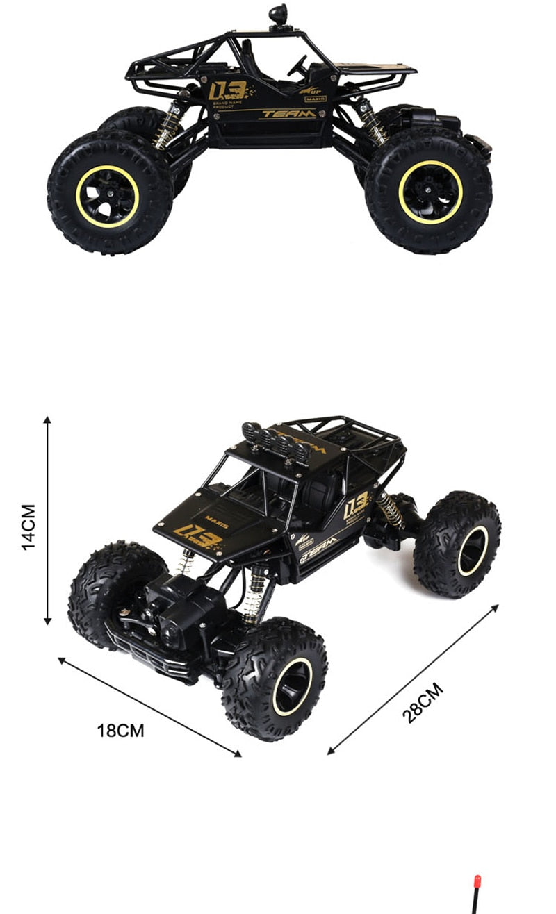 Vikbua™ Fjernstyrt monstertruck 4x4 i skala 1:12 for terreng