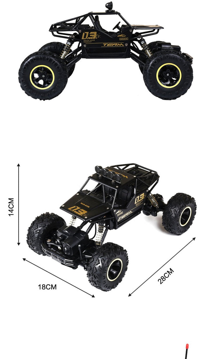 Vikbua™ Fjernstyrt monstertruck 4x4 i skala 1:12 for terreng
