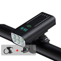 Vikbua™ Sykkellykt 5000 lumen med 12 LED og oppladbart USB-C-batteri