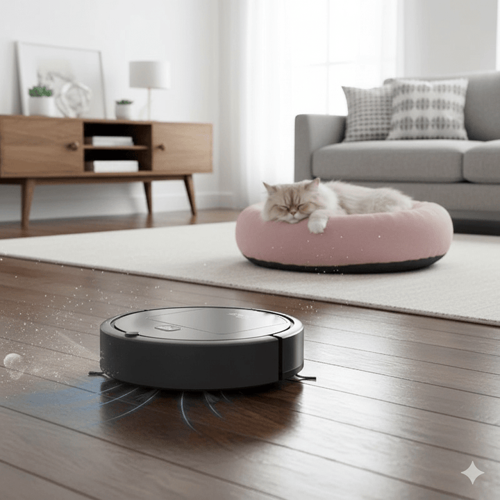 Vikbua™ Stillegående robotstøvsuger med HEPA-filter og én knapp