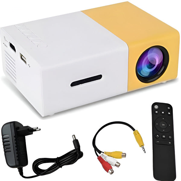 Vikbua™ Bærbar mini-projektor i HD for kino på storskjerm hjemme