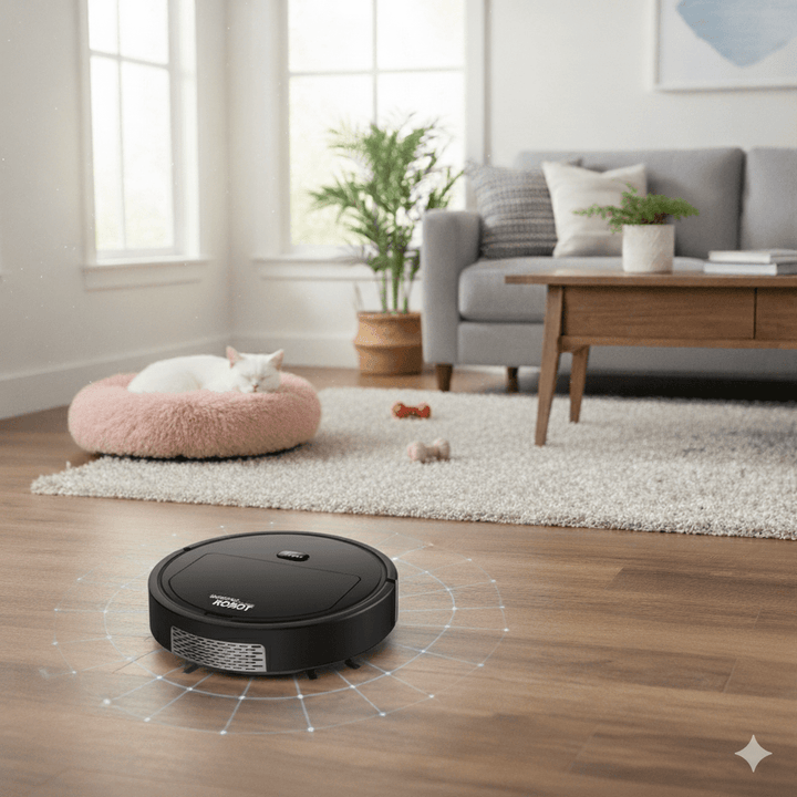 Vikbua™ Stillegående robotstøvsuger med HEPA-filter og én knapp
