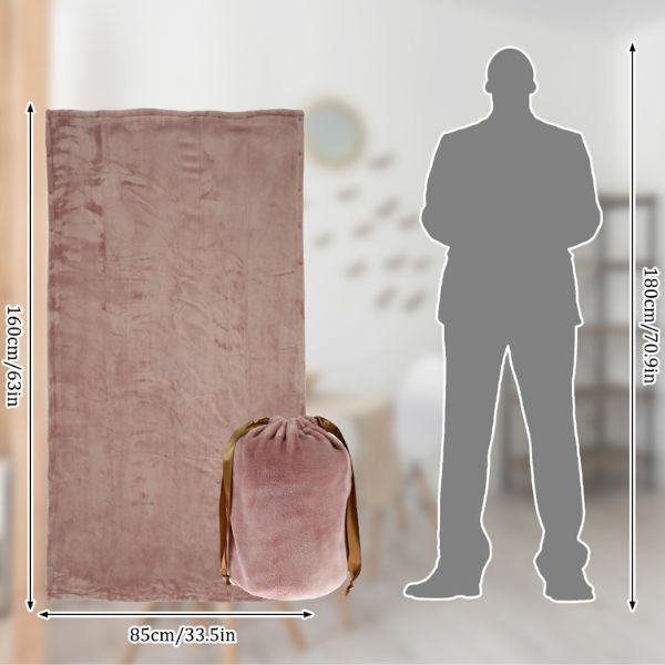 Vikbua™ Varmeteppe i flanell med USB – plass til to