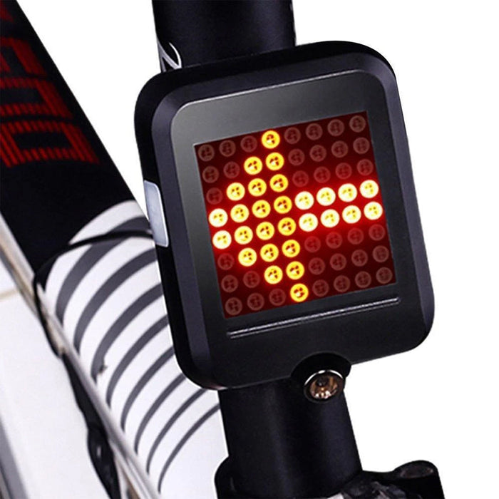 Vikbua™ Smart LED-baklys til sykkel med blinklys og bremselys