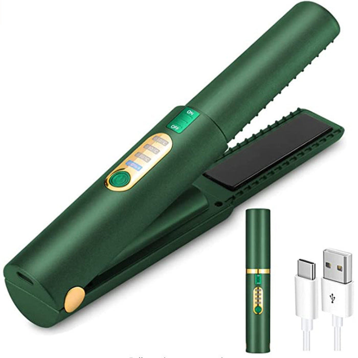 Vikbua™ Trådløs 2-i-1 mini rettetang og krølltang med USB
