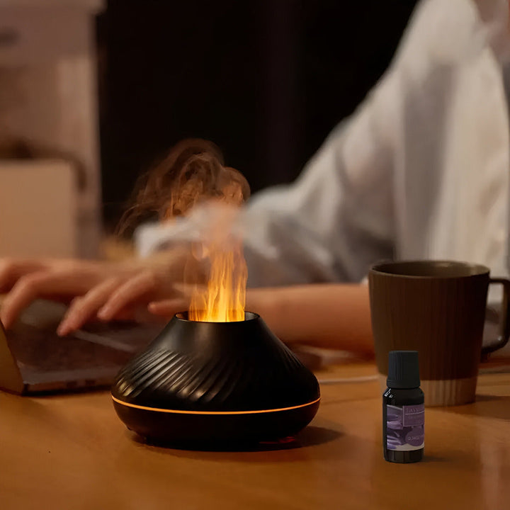 Vikbua™ Ultralyd duftspreder og luftfukter med lys i 7 farger