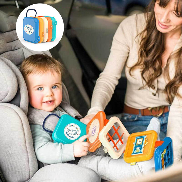 Vikbua™ Montessori aktivitetskube 7-i-1 for småbarn fra 1 til 3 år