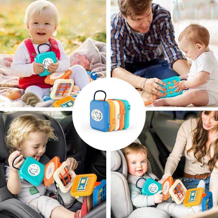 Vikbua™ Montessori aktivitetskube 7-i-1 for småbarn fra 1 til 3 år