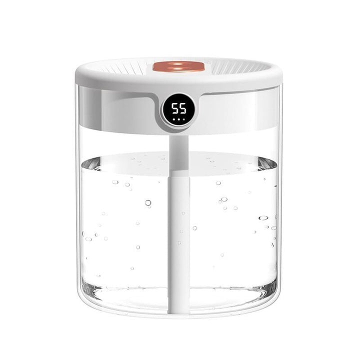 Vikbua™ Luftfukter 2 liter med to dyser, display og USB-strøm