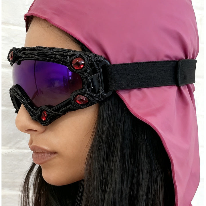 Vikbua™ Futuristiske skibriller til dame med UV-glass og hjelmpassform