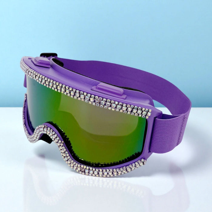 Vikbua™ Glitrende skibriller til dame med duggfritt glass og UV-vern
