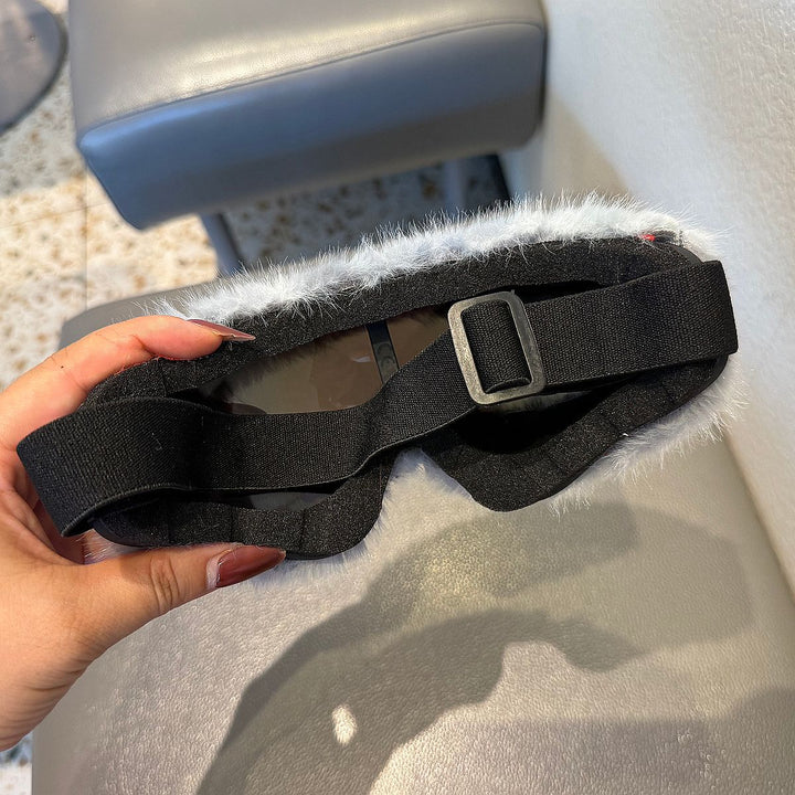 Vikbua™ Speilglass-skibriller dame med myk plysjkant