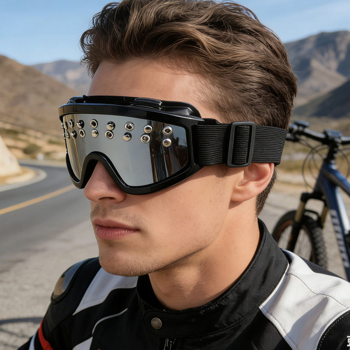 Vikbua™ Sporty skibriller til dame med speilglass og ventilasjon