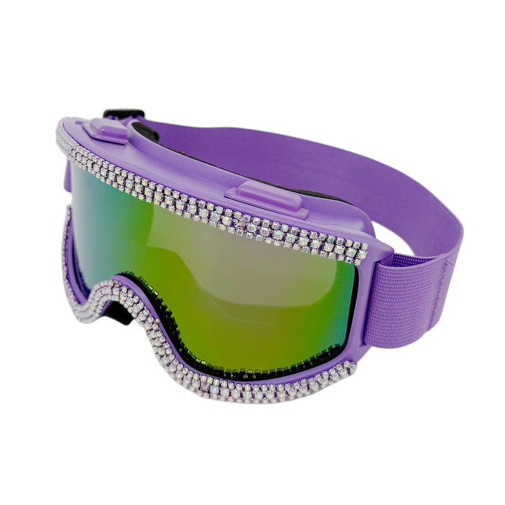 Vikbua™ Glitrende skibriller til dame med duggfritt glass og UV-vern