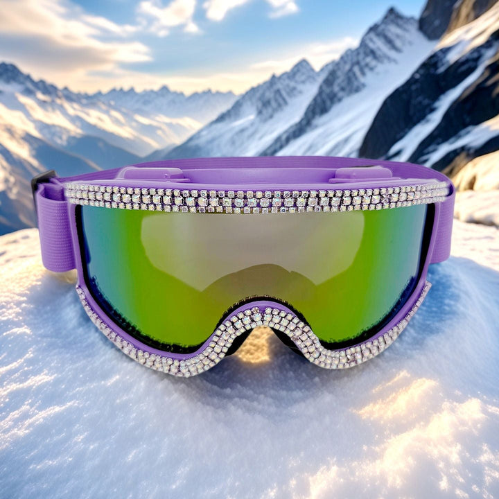 Vikbua™ Glitrende skibriller til dame med duggfritt glass og UV-vern