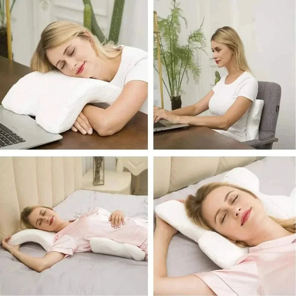 Vikbua™ U-formet nakkepute i memoryskum for nakke og hender