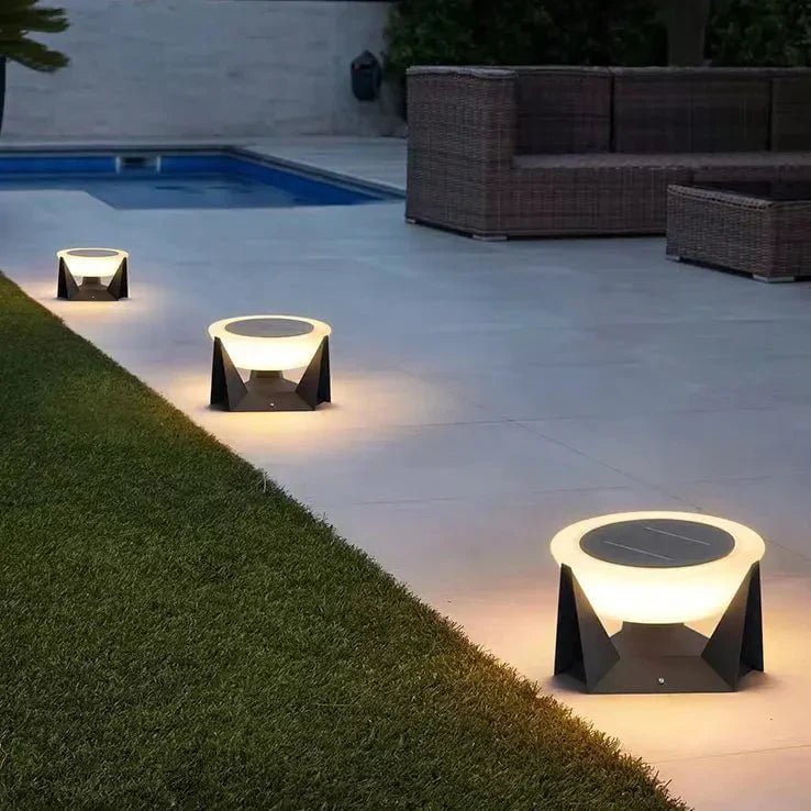 Vikbua™ Vanntett solcelle-lyskaster med LED for gangsti og hage
