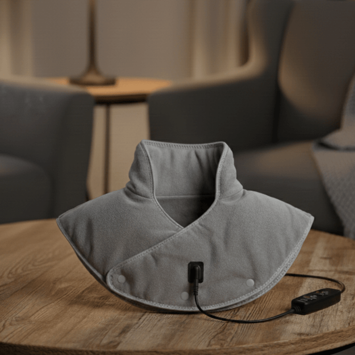 Vikbua™ Myk USB-nakkevarmer med vibrasjon og 3 varmenivåer