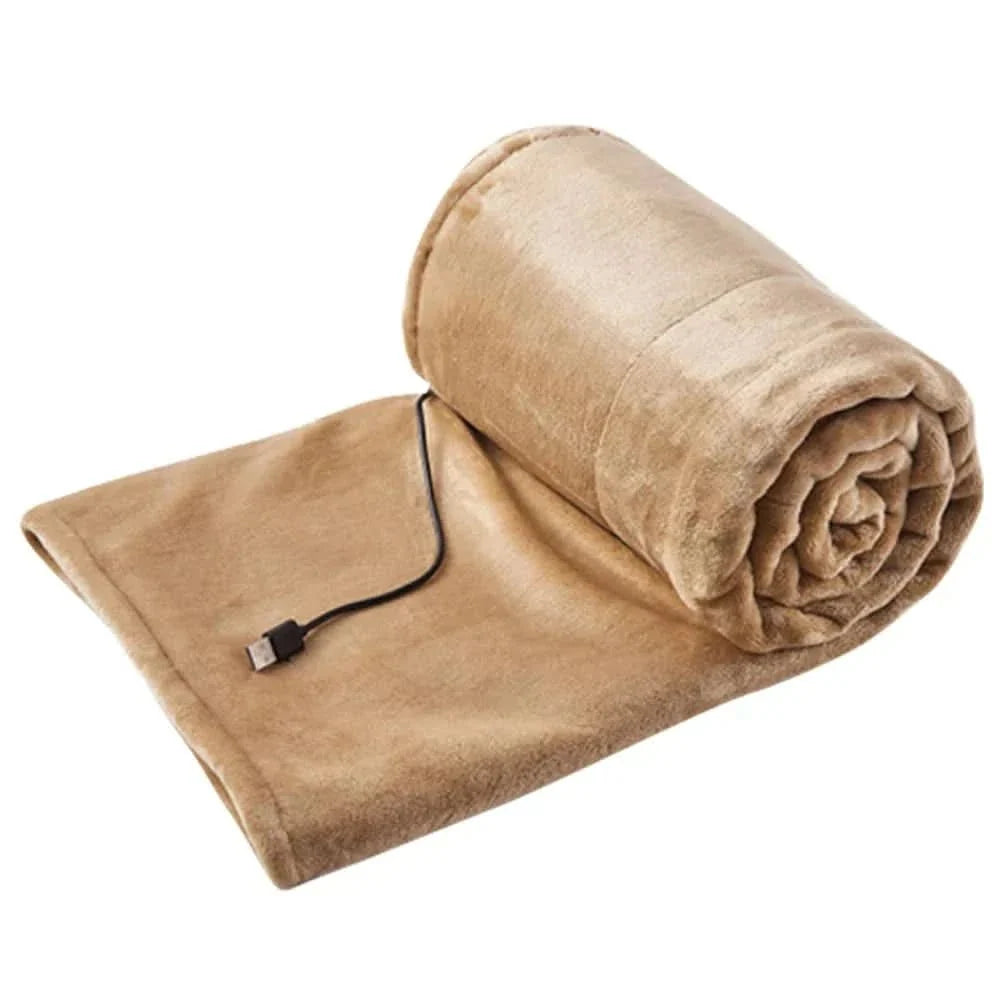 Vikbua™ Kompakt USB-pledd med varme til sofa, kontor og bil