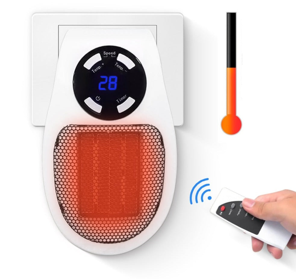 Vikbua™ Varmeovn for stikkontakt 500 W med digital termostat