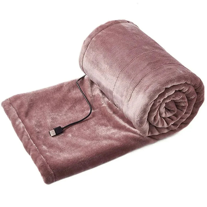 Vikbua™ Kompakt USB-pledd med varme til sofa, kontor og bil