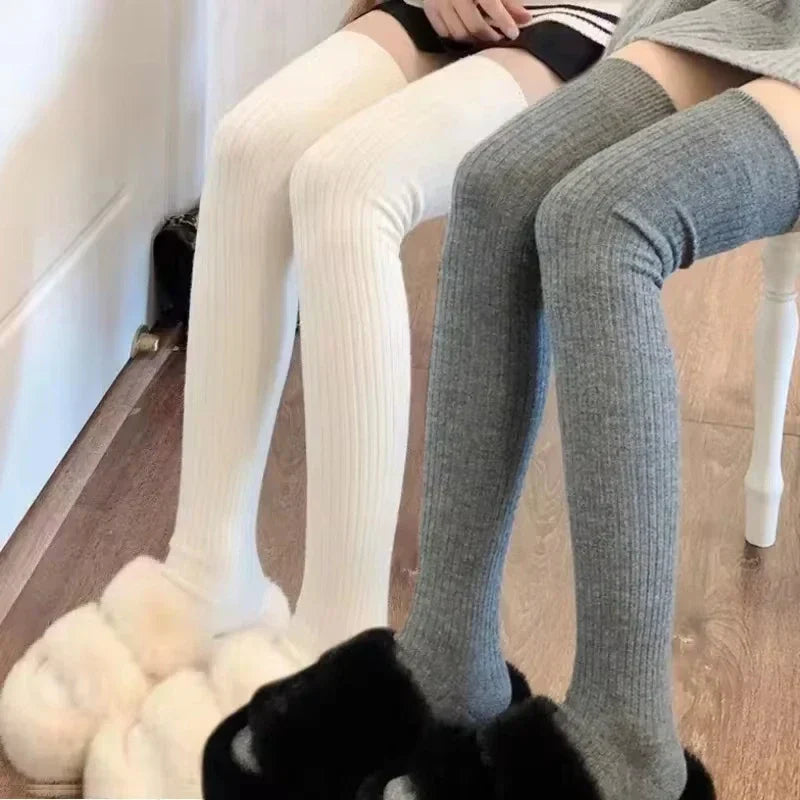 Vikbua™ Tykke overknestrømper til dame – varme, lange og allsidige