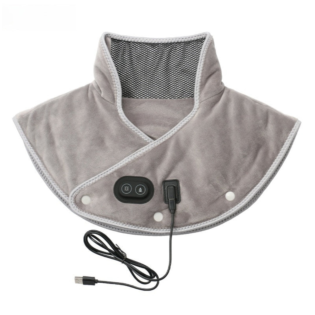 Vikbua™ Varmepute for nakke og skuldre med massasje, USB